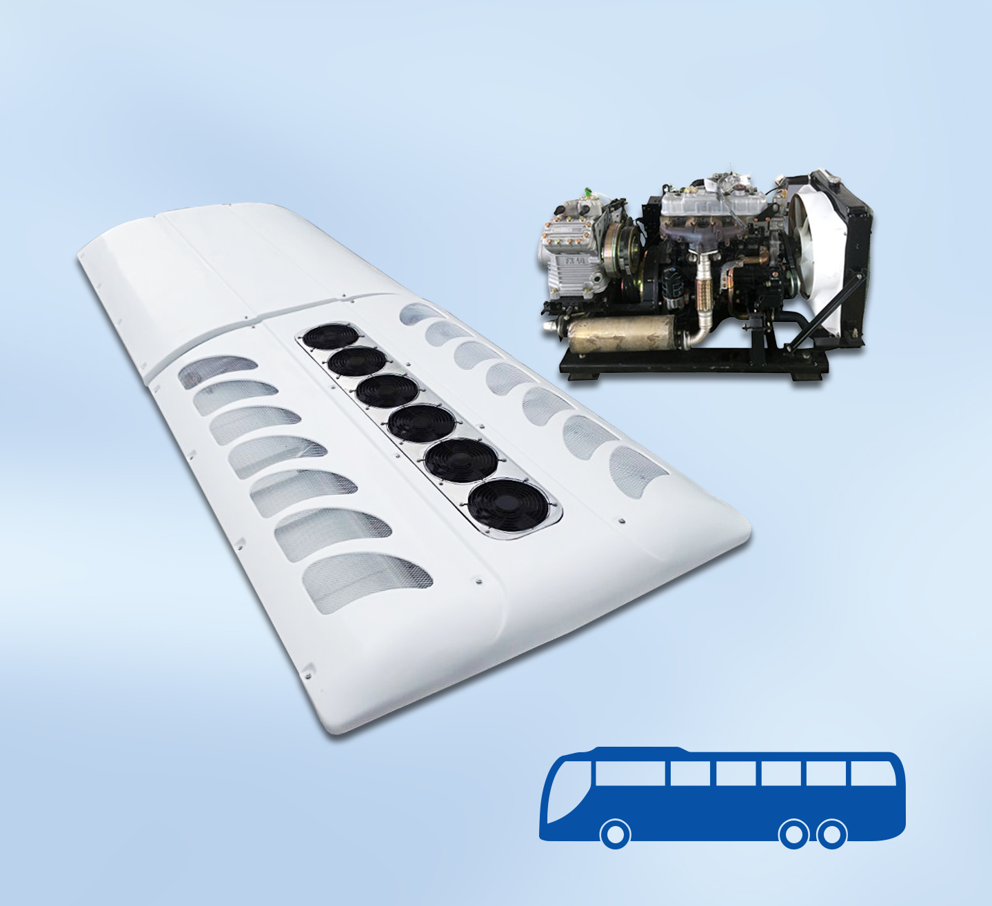 rooftop air conditioner for Buses